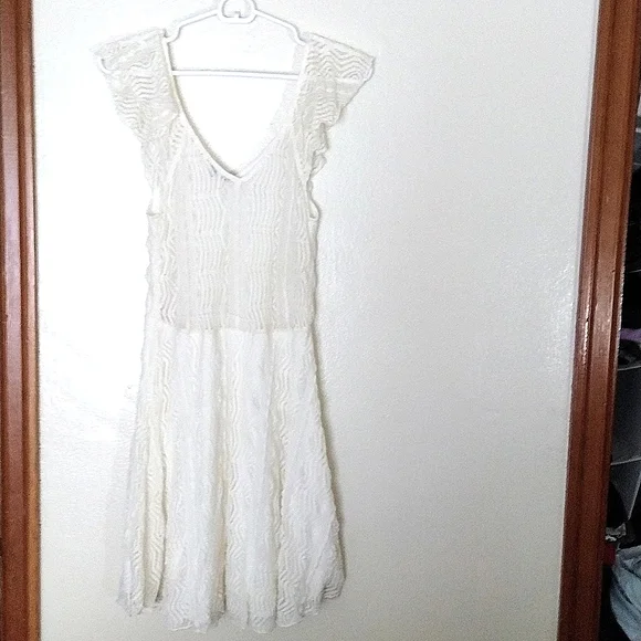 Adorable White Lace Sundress - Picture 2 of 5